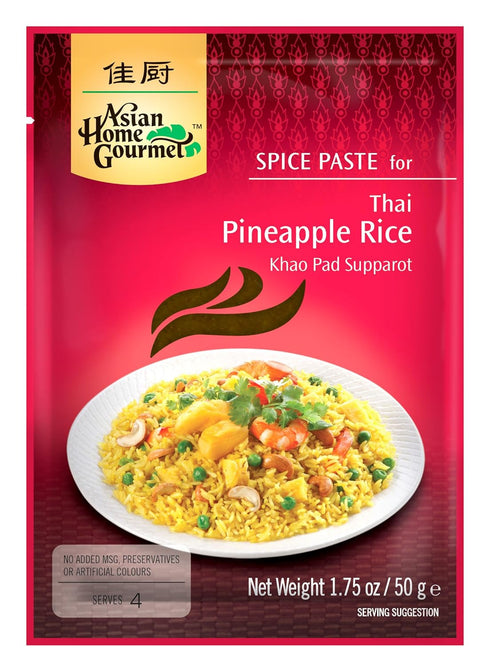 Asian Home Gourmet Spice Paste for Thai Pineapple Rice,1.75oz (Pack of 3)...