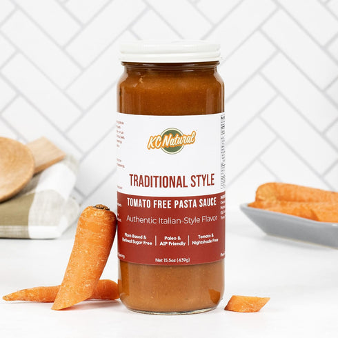 KC Natural | Traditional Style Tomato Free Pasta Sauce | 280mg Sodium (1-pack, 1.00)...