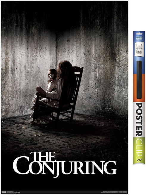 Trends International The Conjuring - Chair Wall Poster, 22.375" x 34", Premium Poster & Clip Bundle...