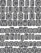 Rhinestone Genie Font-Arial 1 inch Magnetic Rhinestone Template, Black...