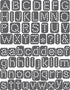 Rhinestone Genie Font-Arial 1 inch Magnetic Rhinestone Template, Black...