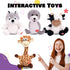 Hopearl Talking Cow Repeats What You Say Shaking Head Electric Interactive Animated Toy Speaking Plush Buddy Birthday Festival for Toddlers, 7''...