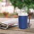 Rehabilitation Advantage Plastic Weighted Insulated Mug with Tumbler Lid (12oz), Blue...