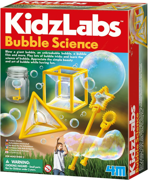 4M Toysmith: Bubble Science, Bubble Making Science Kit, Includes Recipes to Make Your Own Bubble Mixture, For Boys & Girls, Ages 5 and up...