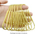 4 Inch Large Paper Clips 35 Pcs Brightly Colored Gold Vinyl Coated Rust Resistant Smooth Finish Large Jumbo Paperclips for Office School Documents...