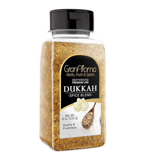 GranAroma Dukkah, Egyptian and Middle Eastern Spice Blend, Flavorful Blend (8 Ounce)...