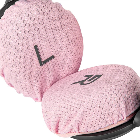 Geekria 2 Pairs Flex Fabric Headphones Ear Covers, Washable & Stretchable Sanitary Earcup Protectors for Over-Ear Headset Ear Pads, Sweat Cover fo...