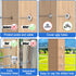 TooTaci 40 Pack Upgraded Protector Sleeves with Hexagon Thread for Wood Posts, T316 Stainless Steel Protector Sleeves for 1/8 Cable Railing Kit,1/...