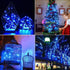 Solar String Lights, 2PACK 33ft 100 LED Blue Copper Wire Lights, Waterproof Fairy Decoration Starry String Lights - 8 Modes, Indoor/Outdoor for Ga...