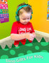 Kids Headphones,Dinosaurs Wired Headsets for Boys&Girls,Built-in Mic&On/Over Ear HD Stereo for Online Study/School/Tablet with Nylon Cable (Green)...
