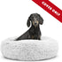 Replacement Cover Only for The Dog’s Bed Sound Sleep Donut Dog Bed Spare Cover, Small Ice White Plush...