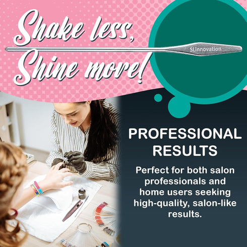 SLinnovation Nail Polish Mixer, 3/32'' Mixing Bit Gel Nail Polish Shaker, Acrylic Paint Nail Art Tools for Fingernail Painting, Manicure & Pedicur...