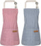 Stripes Kids Apron, Kids Cooking Aprons with 2 Pockets, Cute Kids Aprons for Cooking for Boys and Girls Adjustable...
