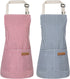 Stripes Kids Apron, Kids Cooking Aprons with 2 Pockets, Cute Kids Aprons for Cooking for Boys and Girls Adjustable...
