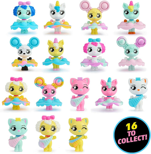 Fashion Fidgets Collectible Pet Fidget Dolls – Sensory Toy Pop It Dolls (2-Pack)...