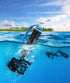 Waterproof Floating Handle Grip, Action Camera Selfie Stick, Anti-Slip Floating Bobber Stick Floaty Handler Holder Mount with Lanyard for GoPro He...