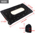 Car Sun Visor Tissue Box Holder,Dermasy Hanging Car Sparkly Crystal PU Leather Napkin Case Holder Bling car Accessories for Women and Ladies (Blac...
