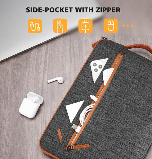 KIZUNA Laptop Tablet Sleeve Case 10 Inch Water-Resistant Computer Hand Bag for 9.7"- 11" iPad Pro/10.2 iPad/10.9 iPad/10.5" Samsung Galaxy Tab/10....