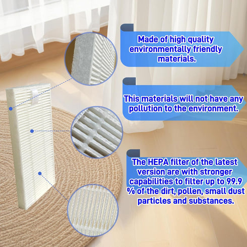 Replacement Parts for ROPVACNIC A1 Robot Vacuum Accessories 4 Side Brush 4 Filter...
