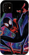iPhone 11 Marvel Spider-Man Into the Spider-Verse Miles Morales City Case...