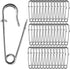 40 Pack Large Safety Pins, 1.78" Heavy Duty Blanket Pins for All Kinds of Handicrafts, Clothing, Blankets and Other Materials as Well as DIY Craft...