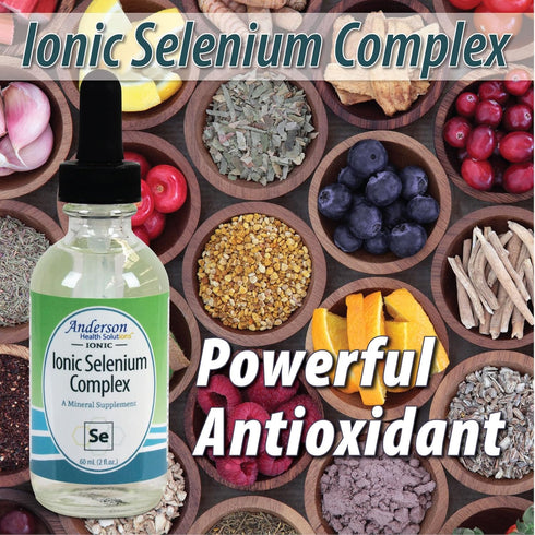 Anderson’s Ionic Selenium Complex, Liquid Selenium Supplement Drops, Supports Thyroid and Immune System, Antioxidant, Ionic Mineral Drops, Fights ...