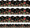 Whaline 32.8ft Mushroom Bulletin Board Borders Woodland Mushroom Thicket Butterfly Die-Cut Rolled Border Trim for Classroom Office Chalkboard Deco...