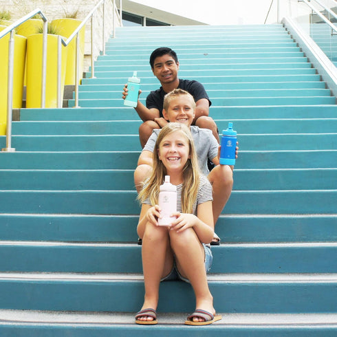 Takeya Actives Kids Water Bottle with Straw Lid - Stainless-Steel Double Wall Insulation - BPA-Free Bottle Lid with Carry Handle - Reusable Bottle...