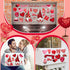 30 Pcs Valentine's Day Refrigerator Magnets Refrigerator Sticker Gnome Heart Love Garage Door Magnets Sticker Car Reflective Magnet for Valentine'...