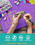 G+ Self-Healing Cutting Mat - True A4 9 x 12" (9 x 13" Full) Inches Purple/Black ; Self-Healing Double-Sided Durable Non-Slip Cutting Board for Cr...