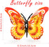 Yungeln Metal Butterfly Wall Decor 3D Butterflies Wall Art Hanging Sculpture Metal Butterfly Outdoor Wall Art Decor for Patio,Fence, Garden,Yard,O...
