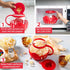 Ecolution Patented Micro-Pop Microwave Popcorn Popper with Temperature Safe Glass, 3-in-1 Lid Measures Kernels and Melts Butter, Made Without BPA,...
