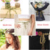 Artificial Leaf Skinny Belts Twisted Braided Waist Rope with Faux Pearl for Women Dresses DIY Wreath Gift Wraping Craft...
