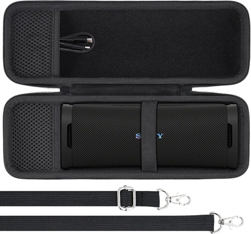 co2CREA Hard Case Replacement for Sony ULT Field 1 Wireless Ultra Portable Bluetooth Compact Speaker (Black Case)...