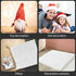 Shaggy Plush Fur Fabric Christmas Craft Fur 10 x 20inch Fuzzy Fabric Sewing Fur Cuts for DIY Crafts Halloween Winter Costume Decoration Rug Mat(Wh...