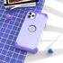 IDweel for iPhone 11 Pro Max Case with Tempered Glass, Hybrid 3 in 1 Shockproof Slim Heavy Duty Protection Hard PC Cover Soft Silicone Bumper Full...