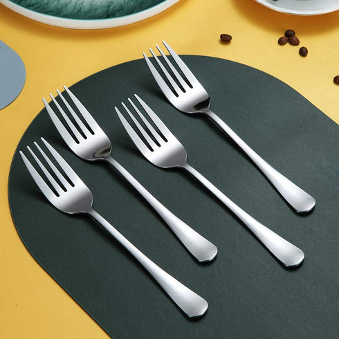 Serving Forks 4 Pieces, Kyraton Serving Fork Cold Meat Fork Stainless Steel Serving Utensils, Serving Set Packing of 4...