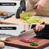 SHI BA ZI ZUO Chinese Meat Cleaver Knife 6.7-inch Meat Knife Stainless Steel Slicer Cleaver, Wooden Handle with Moderate Weight...