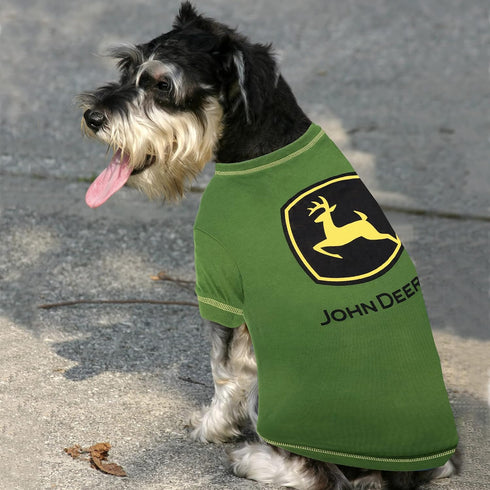 Pets First John Deere Dog T-Shirt, Large. Clothing for Pets, Dogs, Cats, Puppies, Kittens. Comfortable, Durable Tee Shirt Jacket Polo Costume Lice...