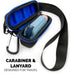 CASEMATIX Asthma Inhaler Travel Case with Lanyard and Clip-on Keychain Carabiner, Includes Inhaler Holder Case Only, Black...