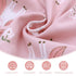 Miracle Baby Swaddle Blanket and Hat Set Newborn Swaddle Wrap Soft Stretchy Receiving Blanket for Baby Boys Girls, Large 47 x 47 inches (Pink)...