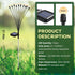 Solar Garden Lights, 20 LED Firefly Garden Lights Solar Outdoor, Solar Lights for Outside Sway by Wind,Solar Lights Outdoor Waterproof for Christm...