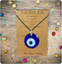 Long tiantian Evil Eye Pendant Necklace,Blue Turkish Glass Leather Rope Evil Eye Necklace for Women Men Lucky Protection Necklace Jewelry...