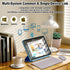 Bluetooth Keyboard and Mouse Combo,Ultra Slim Rechargeable Portable Wireless Keyboard Mouse Set Compact for Android Windows Tablet Cell Phone iPho...