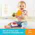 Fisher-Price Cutest Chef Gift Set, 4 cooking-themed baby toys with wearable bib and teether for babies ages 3 months and older...