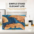 TR-LIFE 4 Pack 8 Inch Plate Stands/Holder for Display, Large, Gold Metal Picture Stand, Decorative Platter, Book, Plaques, Photo Frame Easel...