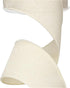 Solid Canvas Wired Edge Ribbon, 10 Yards (Cream, 2.5 Inches)...