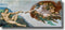 Creation of Adam by Michelangelo Picture on Stretched Canvas, Wall Art Décor, Ready to Hang!...