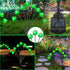 St Patricks Day Outdoor Decorations Solar Shamrocks Lights, 2Pack 16Led Green Lucky Clover Swaying Lights Solar Garden Stake Lights for St Patrick...