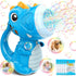 Dinosaur Bubble Machine for Toddlers 1-3: Automatic Bubble Maker Blower Gun for Kids Ages 3-5 | Outdoor Portable Dino Bubble Blaster Toys...